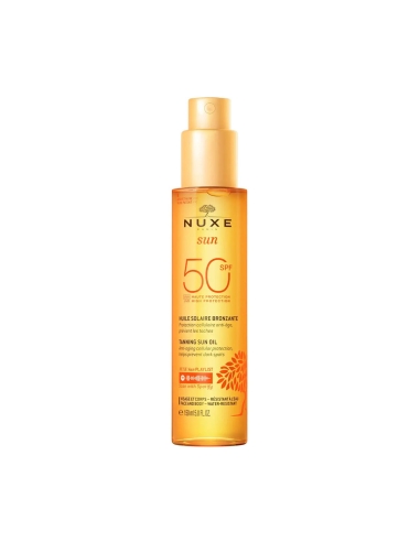 Nuxe Sun Óleo Solar Bronzeador SPF50 150ml