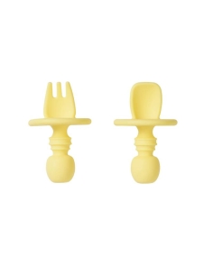 Saro Talheres de Iniciação Anti-Asfixia Amarelo