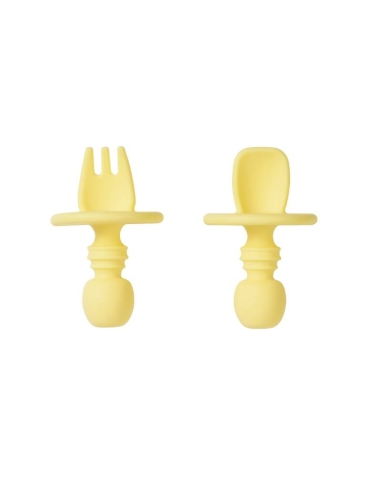 Saro Talheres de Iniciação Anti-Asfixia Amarelo