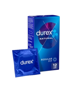 Durex Natural Plus Preservativos 12 Unidades
