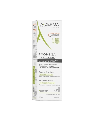 A-Derma Exomega Allergo Bálsamo Emoliente 200ml