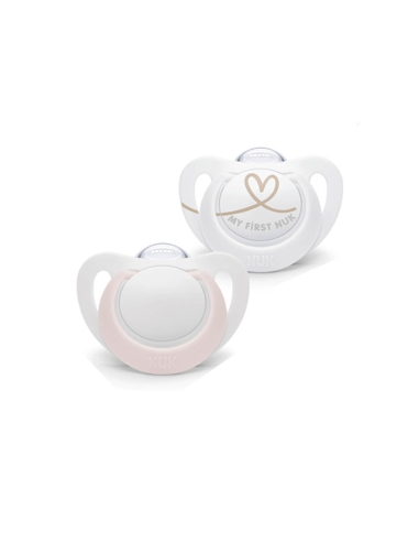 NUK Star Chupeta Silicone 0-6M x2