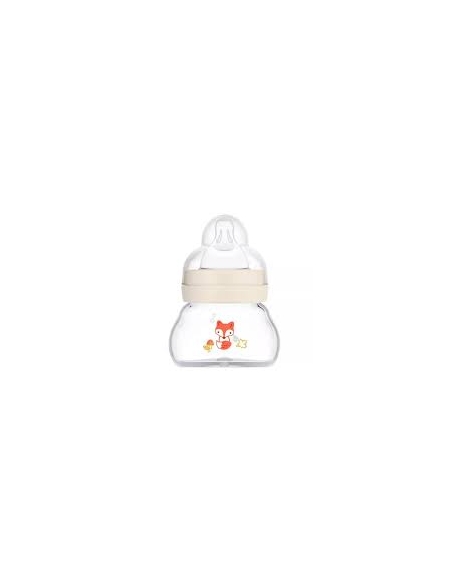 Mam Biberão de Vidro Feel Good Bege 0m 90ml
