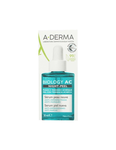A-Derma Biology AC Night-Peel Sérum Pele Nova 30ml