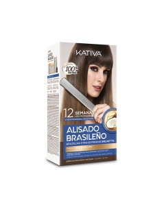 Kativa Kit Alisamento Brasileiro Cabelos Escuros