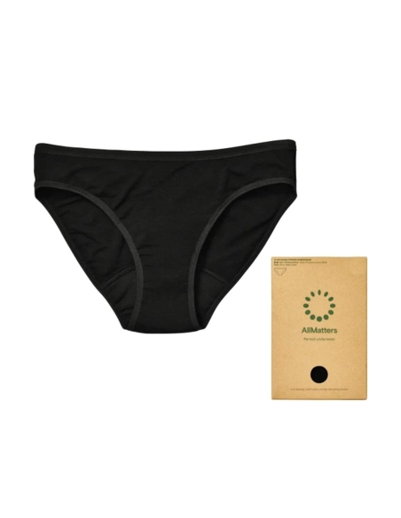 AllMatters Cueca Menstrual Preta XS