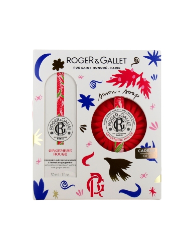 Roger Gallet Pack Gingembre Rouge Água Perfumada 30ml e Sabonete 100g Oferta