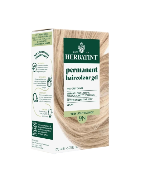 Herbatint Gel Colorante Capilar Permanente 9N Louro Mel 150ml