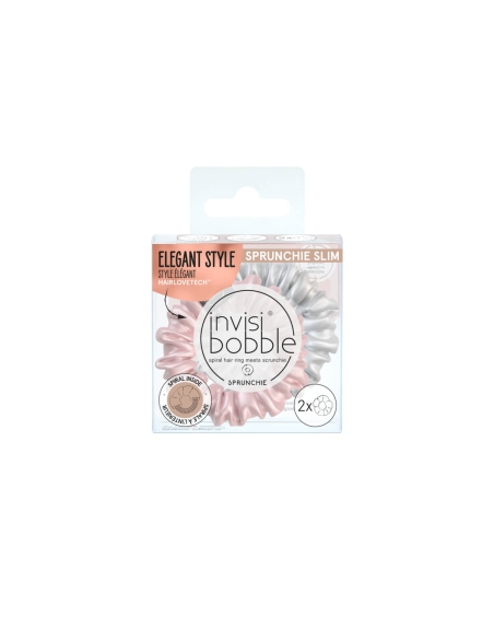 Invisibobble Sprunchie Slim Elástico de Cabelo Bella Chrome