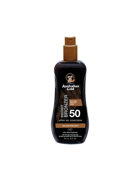 Australian Gold Spray Gel SPF50 Instant Bronzer 237ml