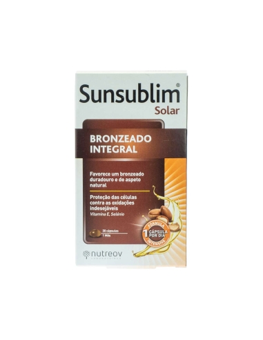 Nutreov Sunsublim Bronzeado Integral 30caps