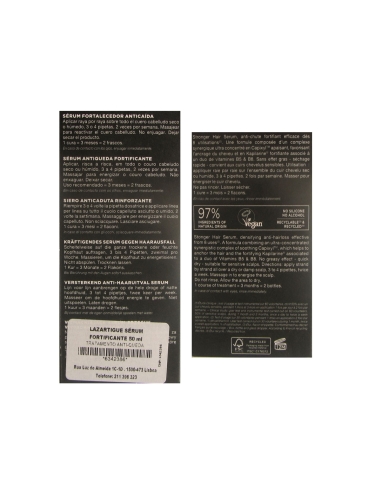 Lazartigue Stronger Hair Sérum Fortificante 50ml