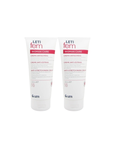 Letifem Woman Care Creme Anti-Estrias 200ml x2