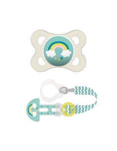 Mam Chupeta Original Silicone 0-6m com Clip It! 2