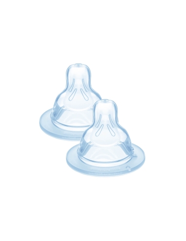 Mam Tetina Silicone 0 Meses Fluxo Extra Lento x2