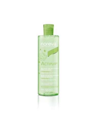 Noreva Actipur Água Micelar de Limpeza Desmaquilhante Purificante 400ml