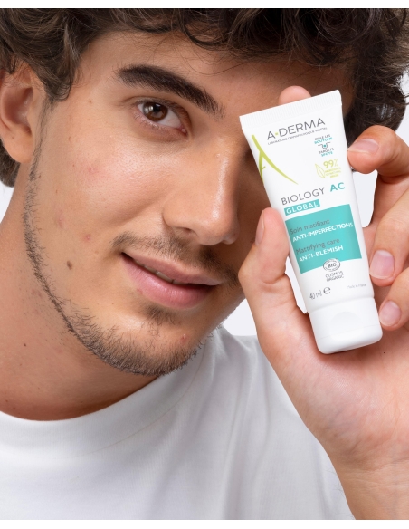 A-Derma Biology AC Global Cuidado Matificante Anti-Imperfeições 40ml