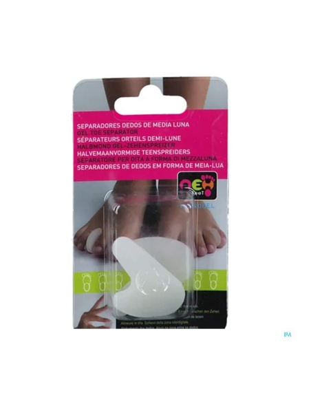 Neh Feet Separadores de Dedos em Forma de Meia-Lua M 2 Unidades