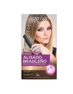 Kativa Kit Alisamento Brasileiro Cabelos Claros