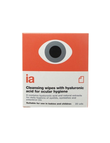 Interapothek Toalhitas com Ácido Hialurónico para Higiene Ocular 20 Unidades