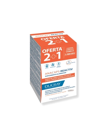 Ducray Anacaps Reactiv Suplemento Alimentar 90 Cápsulas