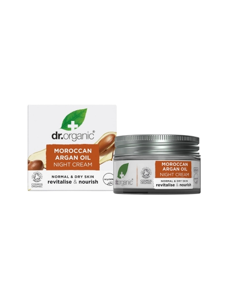 Dr. Organic Argão Creme de Noite 50ml