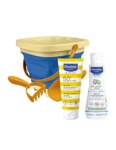 Mustela Balde Praia Leite Solar SPF50 & Gel Lavante Corpo...