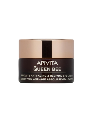 Apivita Queen Bee Creme de Olhos Antienvelhecimento Absoluto e Revitalizante 15ml