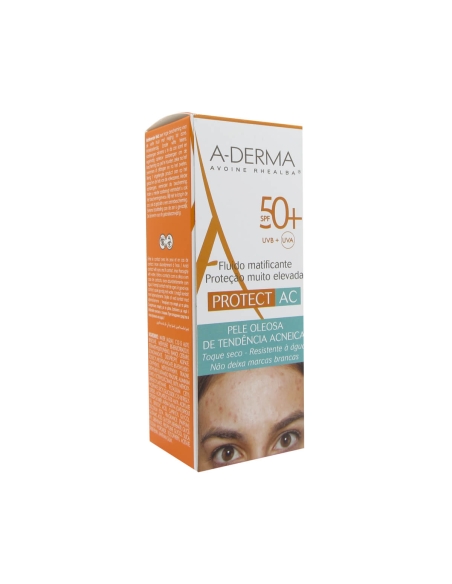 A-Derma Protect AC Fluido Matificante SPF50+ 40ml