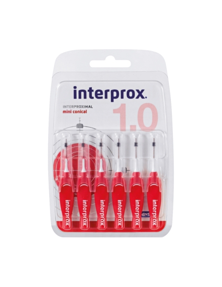 Interprox Escovilhão Flexivel Mini Conical 1.0 X6