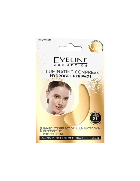 Eveline Cosmetics Illuminating Compress Hydrogel Eye 2 Pads