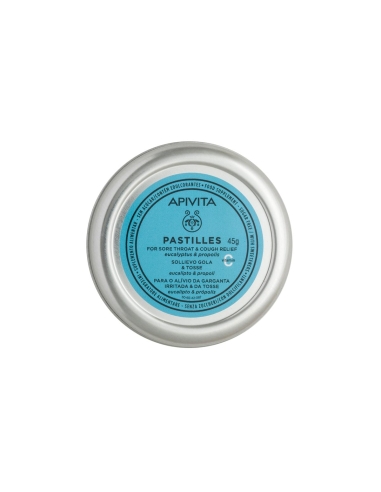 Apivita Pastilhas Eucalipto e Própolis 45g