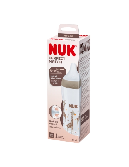 Nuk Perfect Match Biberão Tetina XL 6+m 360ml