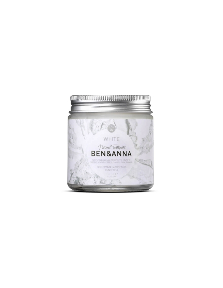 Ben Anna Dentífrico Natural Branqueador White Sem Flúor 100ml