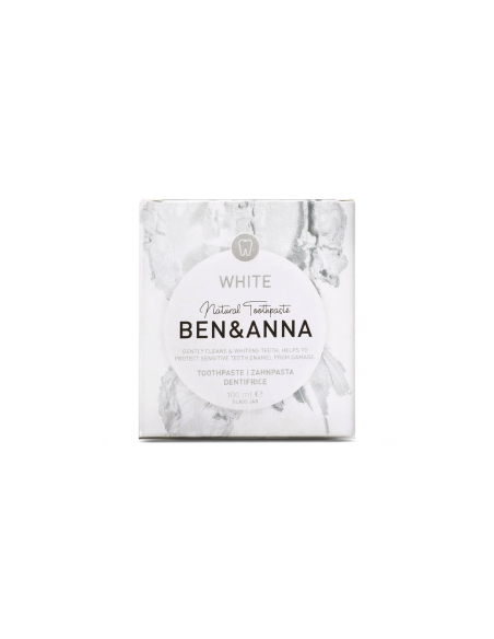 Ben Anna Dentífrico Natural Branqueador White Sem Flúor 100ml