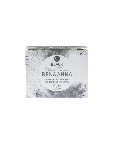 Ben Anna Pó Dentário Natural Branqueador (Carvão) Sem Flúor 20g