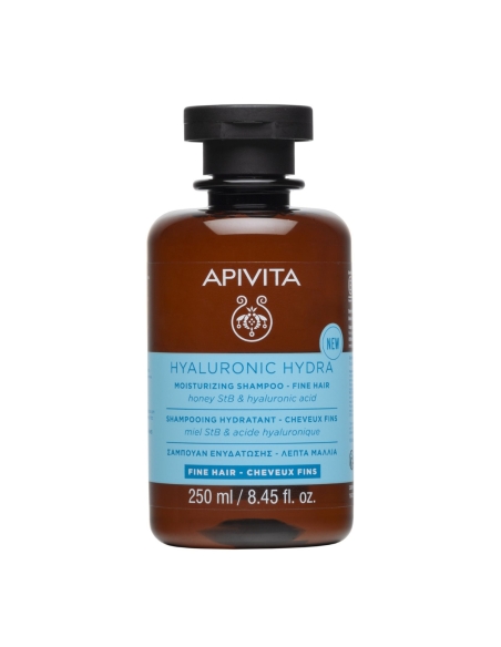 Apivita Hyaluronic Hydra Champo Cabelos Finos 250ml