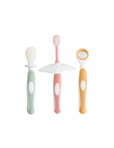 Saro Escovas de dentes Bebé X3 Cor-de-Rosa