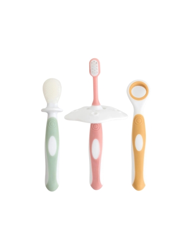 Saro Escovas de dentes Bebé X3 Cor-de-Rosa