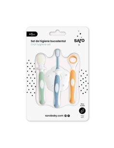Saro Escovas de dentes Bebé Azul X3 2