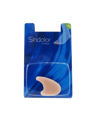 Sindolor Separador Lua de Dedos de Silicone Médio