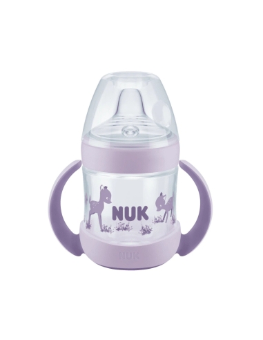 NUK Nature Sense Biberão Aprendizagem Silicone 6-18m 150ml