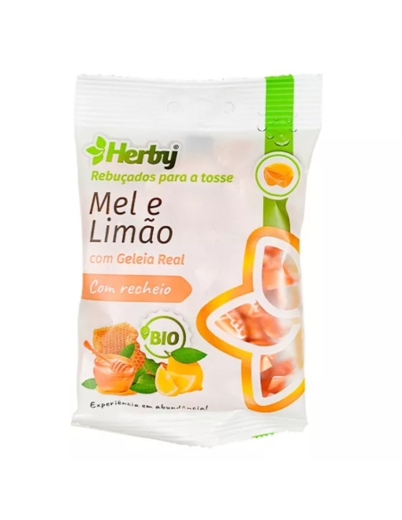 Herby Rebuçados Mel e Limão com Geleia Real 60g