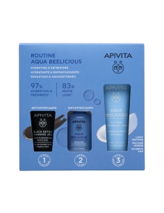 Apivita Pack Routine Aqua Beelicious Light Texture