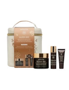 Apivita Coffret Queen Bee Regenerating Cream Rich Cream