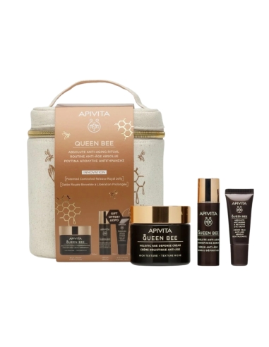 Apivita Coffret Queen Bee Regenerating Cream Rich Cream