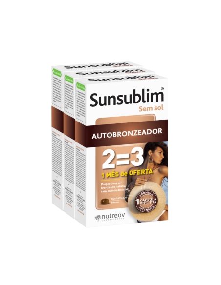 Nutreov Sunsublim Autobronzeador 3x28caps