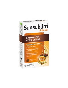 Nutreov Sunsublim Solar Bronzeado Pele Clara 28 Cápsulas