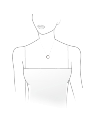 M Rio Margot Colar Prata Spheres