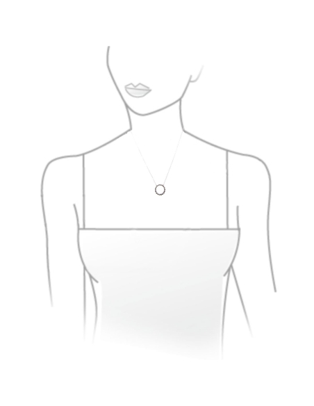 M Rio Margot Colar Prata Spheres